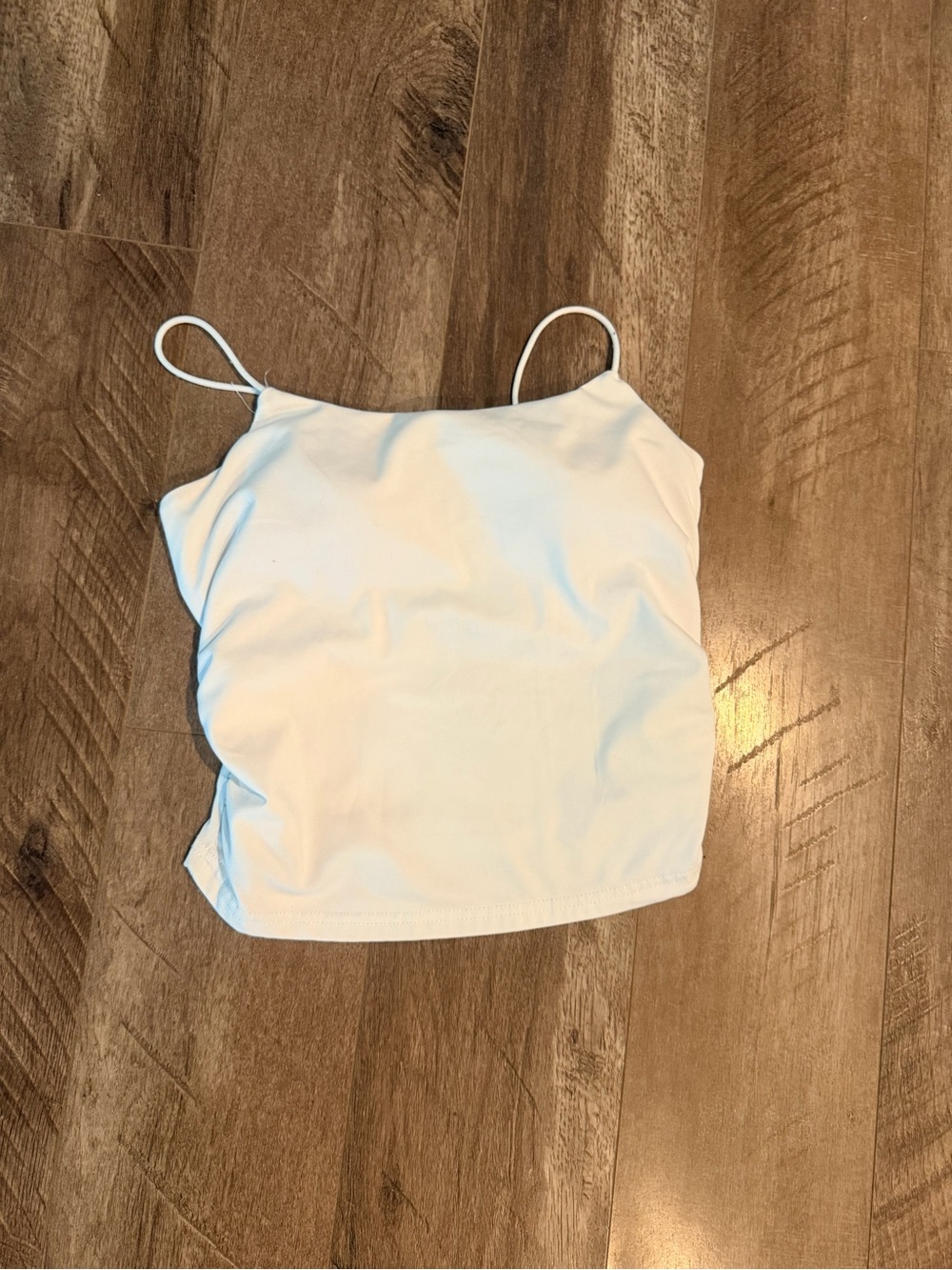 SHEIN White Spaghetti Strap Camisole Tank Top